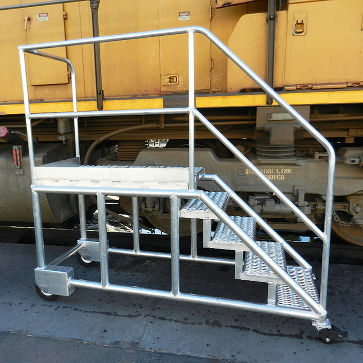 4 Wheel Rolling Platform 750 Cap 2 Employees – Railhead Corporation