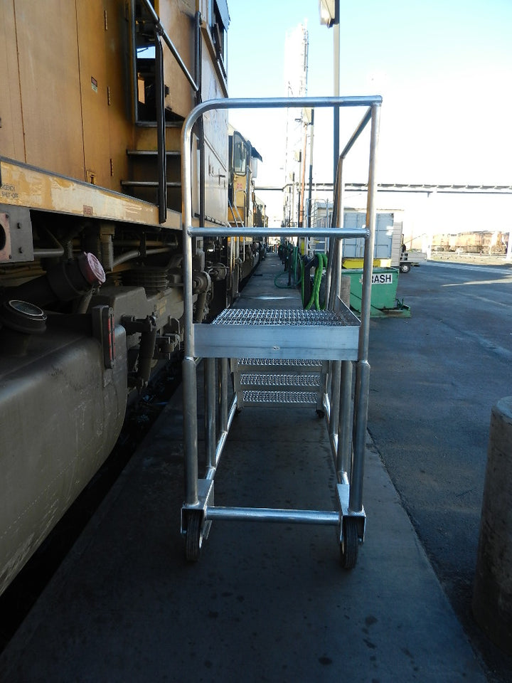 4 Wheel Rolling Platform 750 Cap 2 Employees – Railhead Corporation